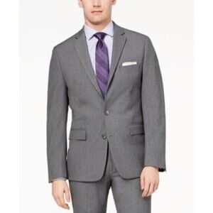 $360 Ryan Seacrest Men's Modern Fit Suit jacket Blazer Jacket Gray Size 42L NEW